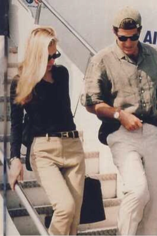 Left: Carolyn Bessette Kennedy. Right: Sarah Pidgeon as CBK