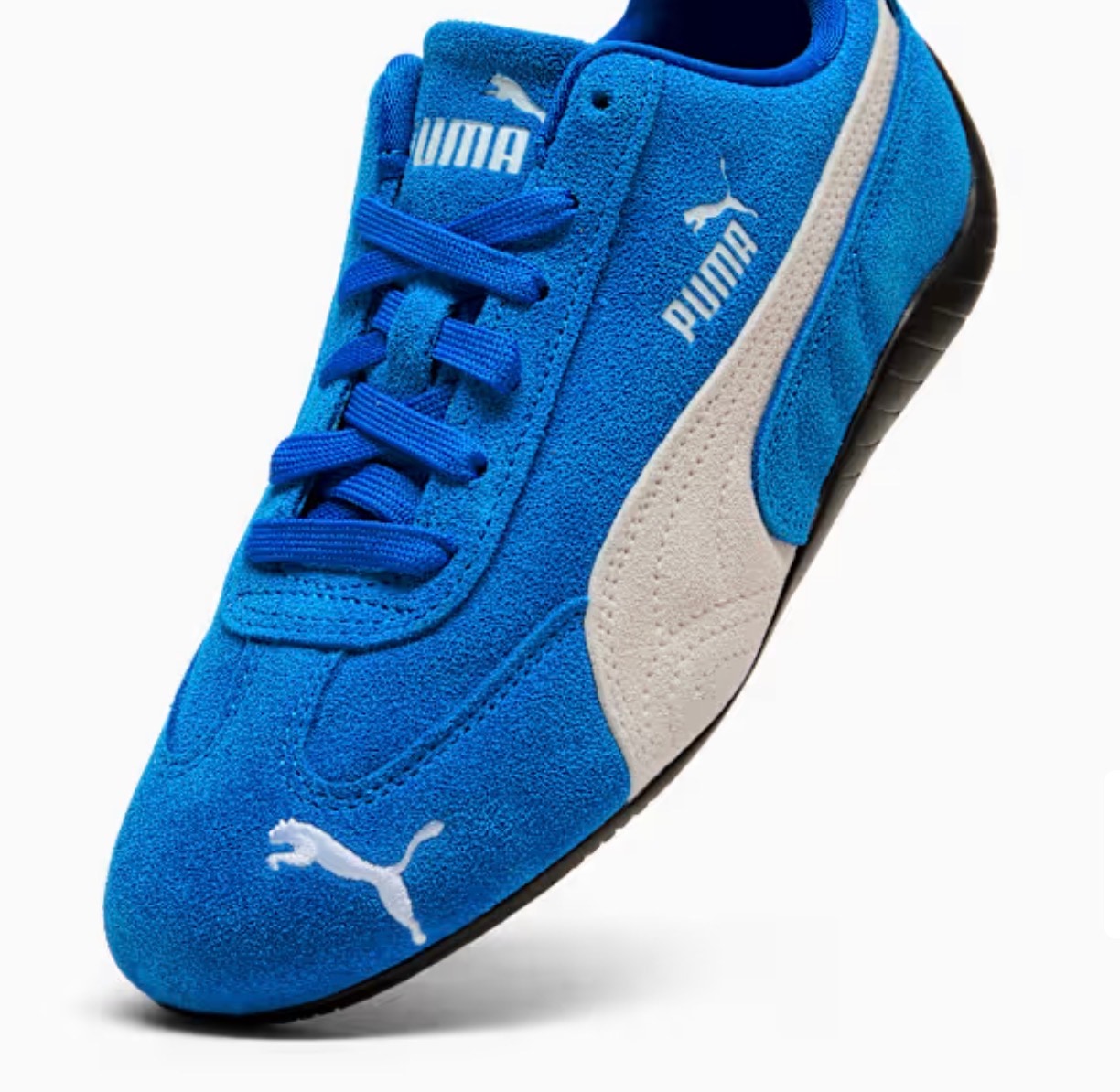 Speedcat OG in Team Royal and Speedcat Metallic in Black-Warm White
